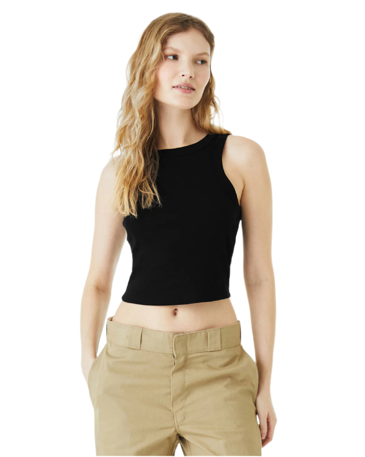 🌸BELLA + CANVAS Ladies' Micro Rib Racer Tank The Branded Salon