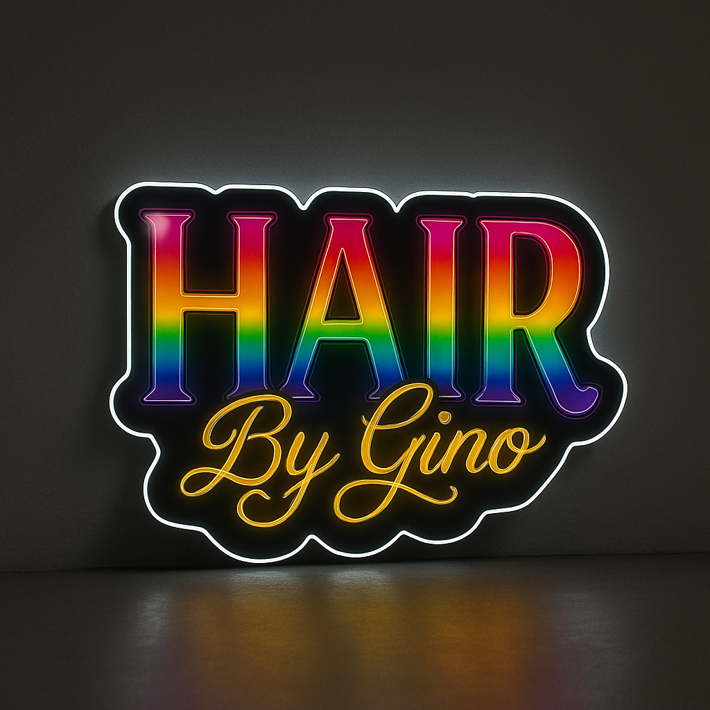 Die-Cut Logo Light Box – The Branded Salon Edition