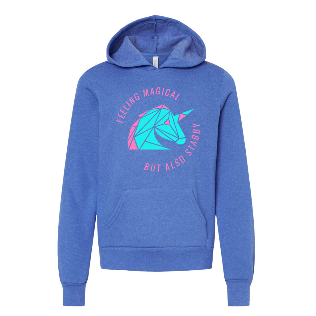 Feeling Stabby Youth & Toddler Hoodie 🦄🧸