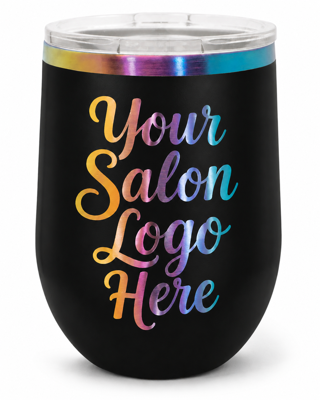 Polar Camel 12oz PRISM Stemless Wine Tumbler | Custom Laser Engraved
