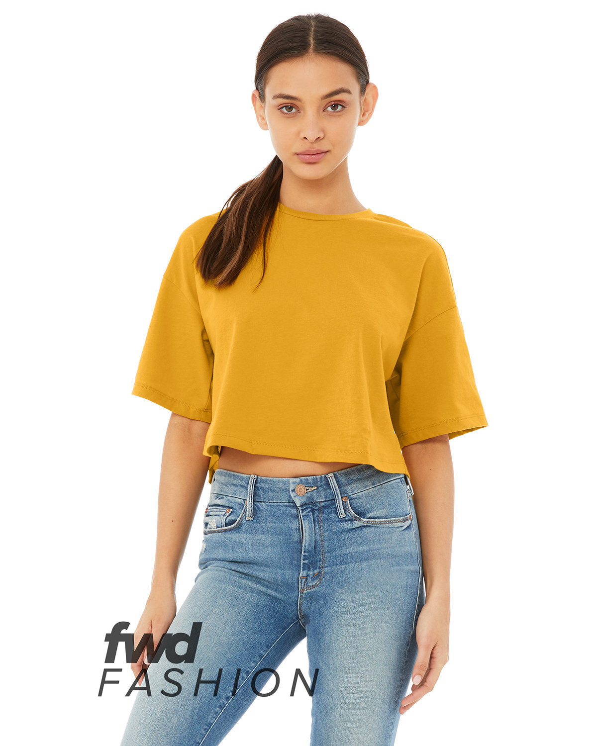 🌸BELLA + CANVAS Ladies' Jersey Crop Tee The Branded Salon