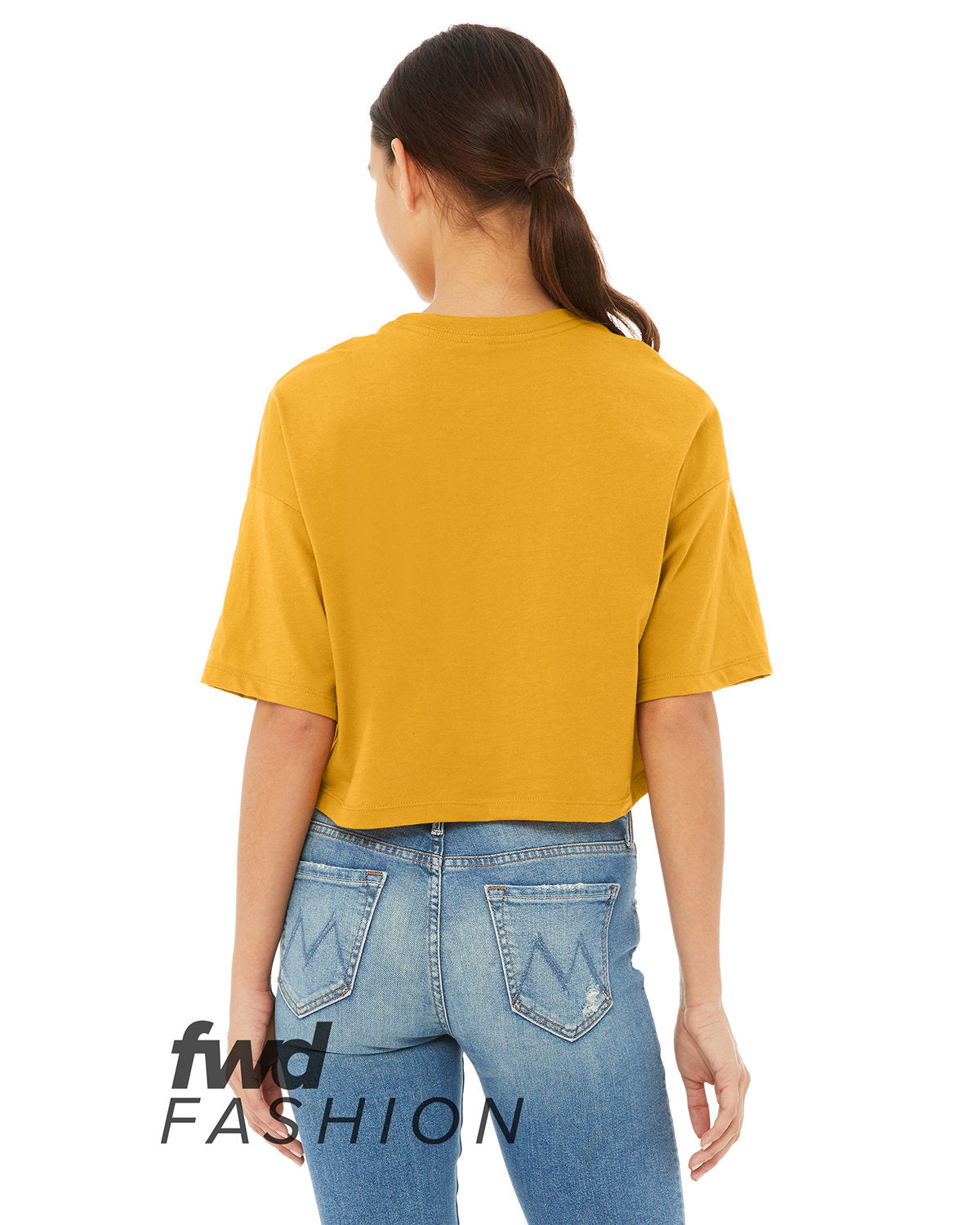 🌸BELLA + CANVAS Ladies' Jersey Crop Tee The Branded Salon