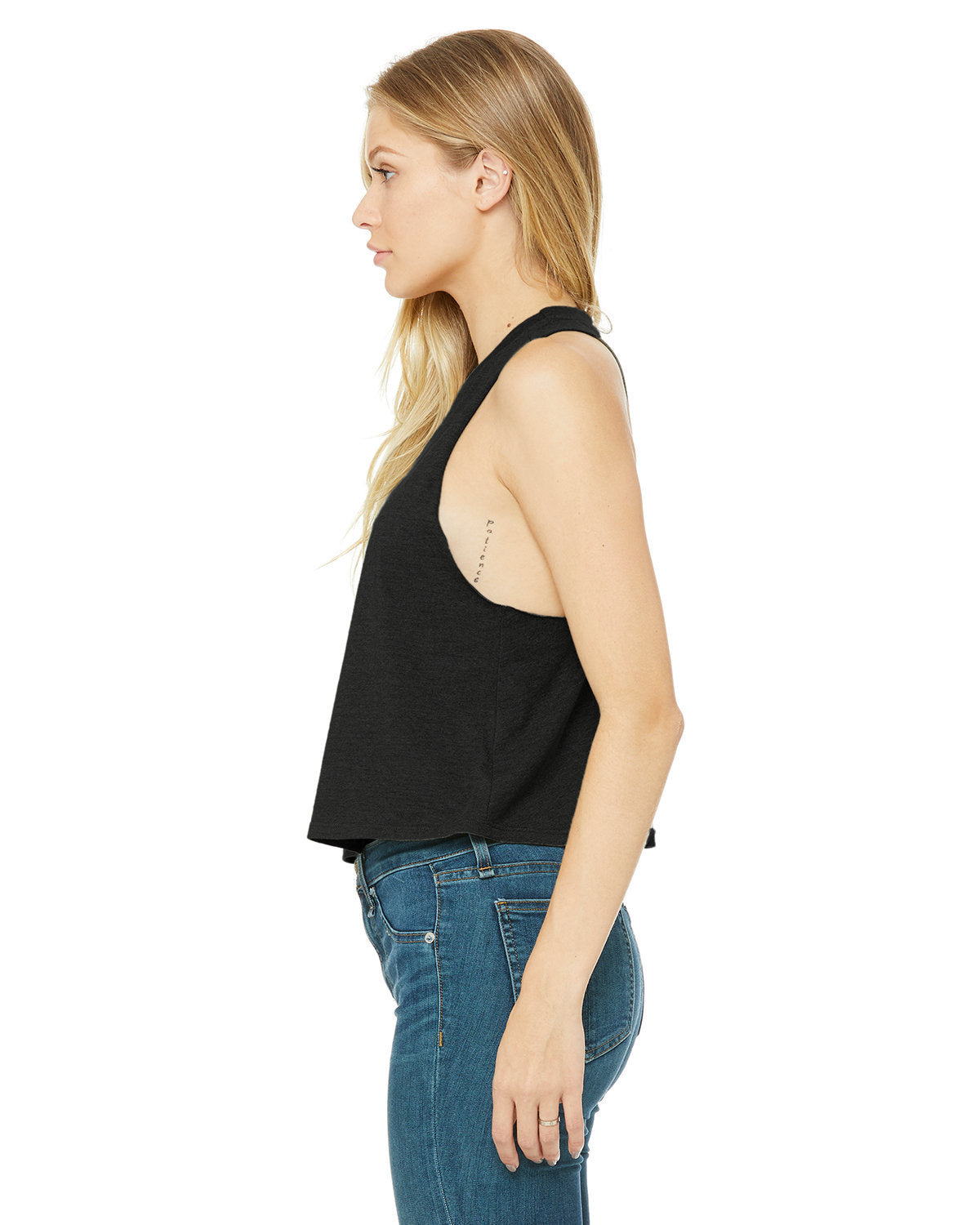 🌸BELLA + CANVAS Ladies' Racerback Cropped Tank www.ebfakestore.com