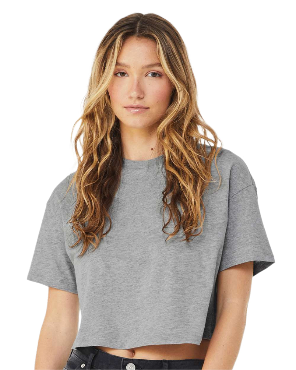 🌸BELLA + CANVAS Ladies' Jersey Crop Tee The Branded Salon