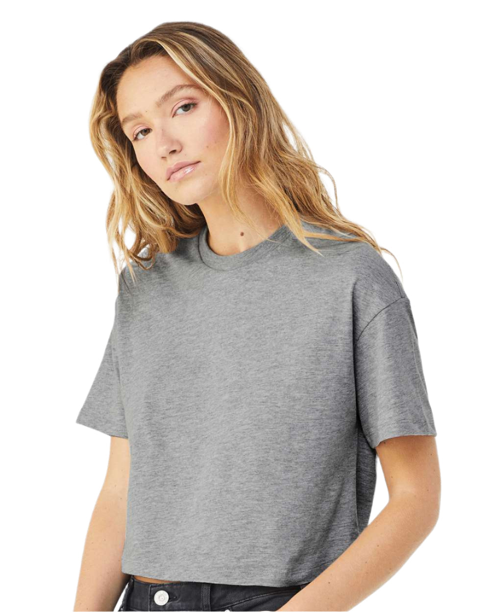 🌸BELLA + CANVAS Ladies' Jersey Crop Tee The Branded Salon