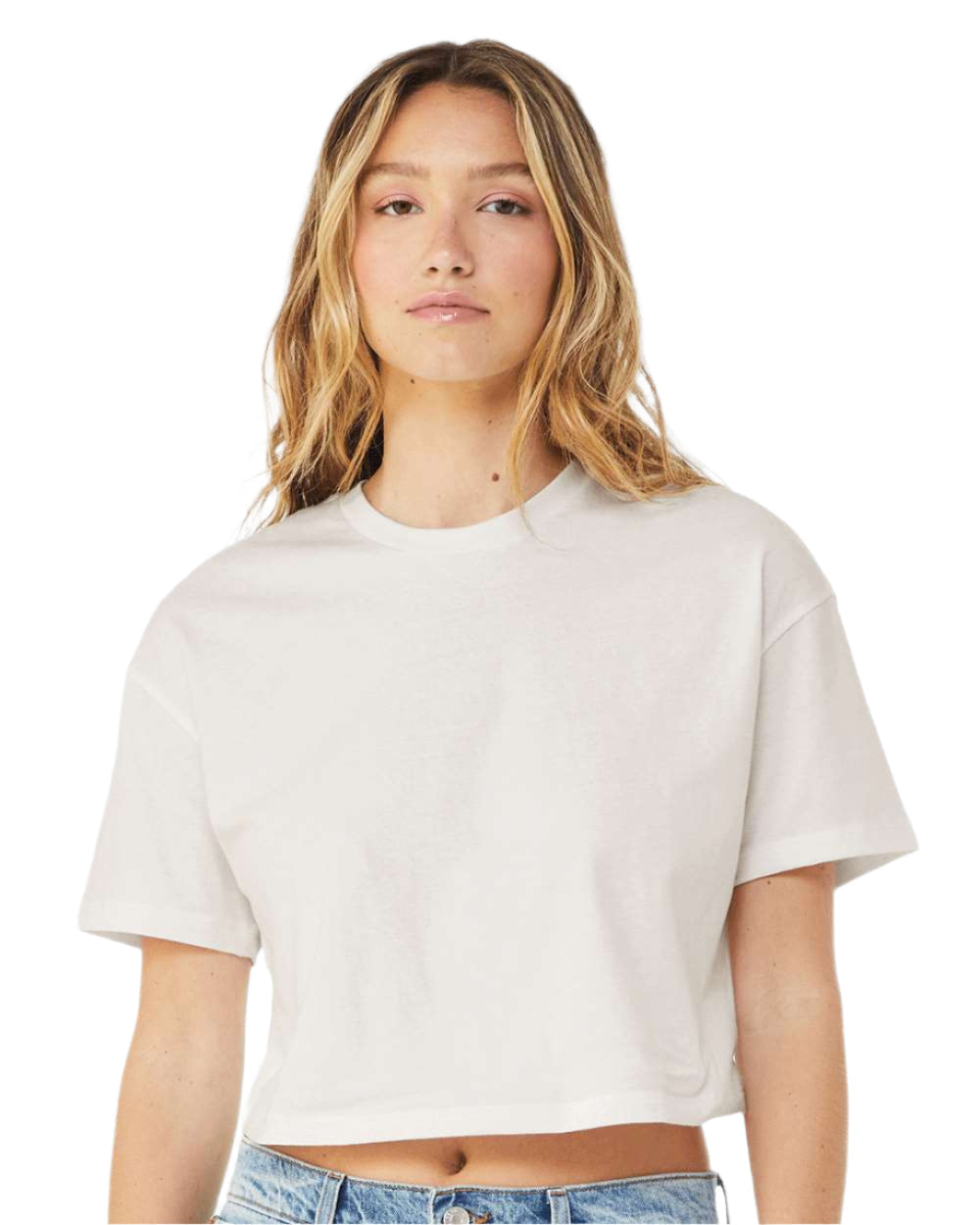 🌸BELLA + CANVAS Ladies' Jersey Crop Tee The Branded Salon