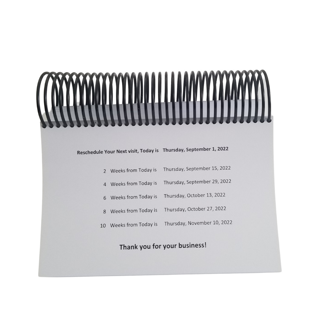 The Book Me! Rescheduling Appointment Calendar The Branded Salon