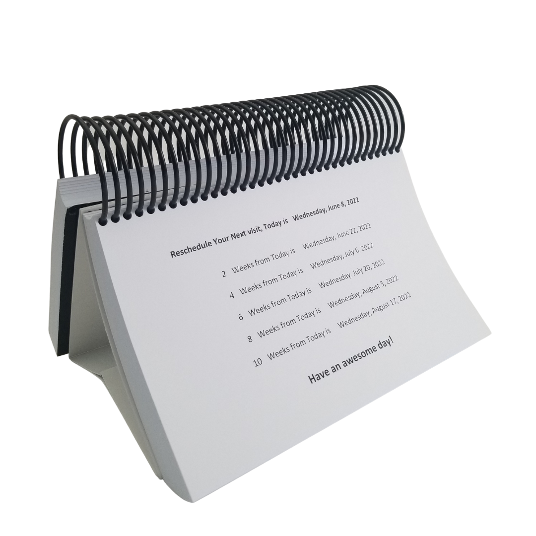 The Book Me! Rescheduling Appointment Calendar The Branded Salon