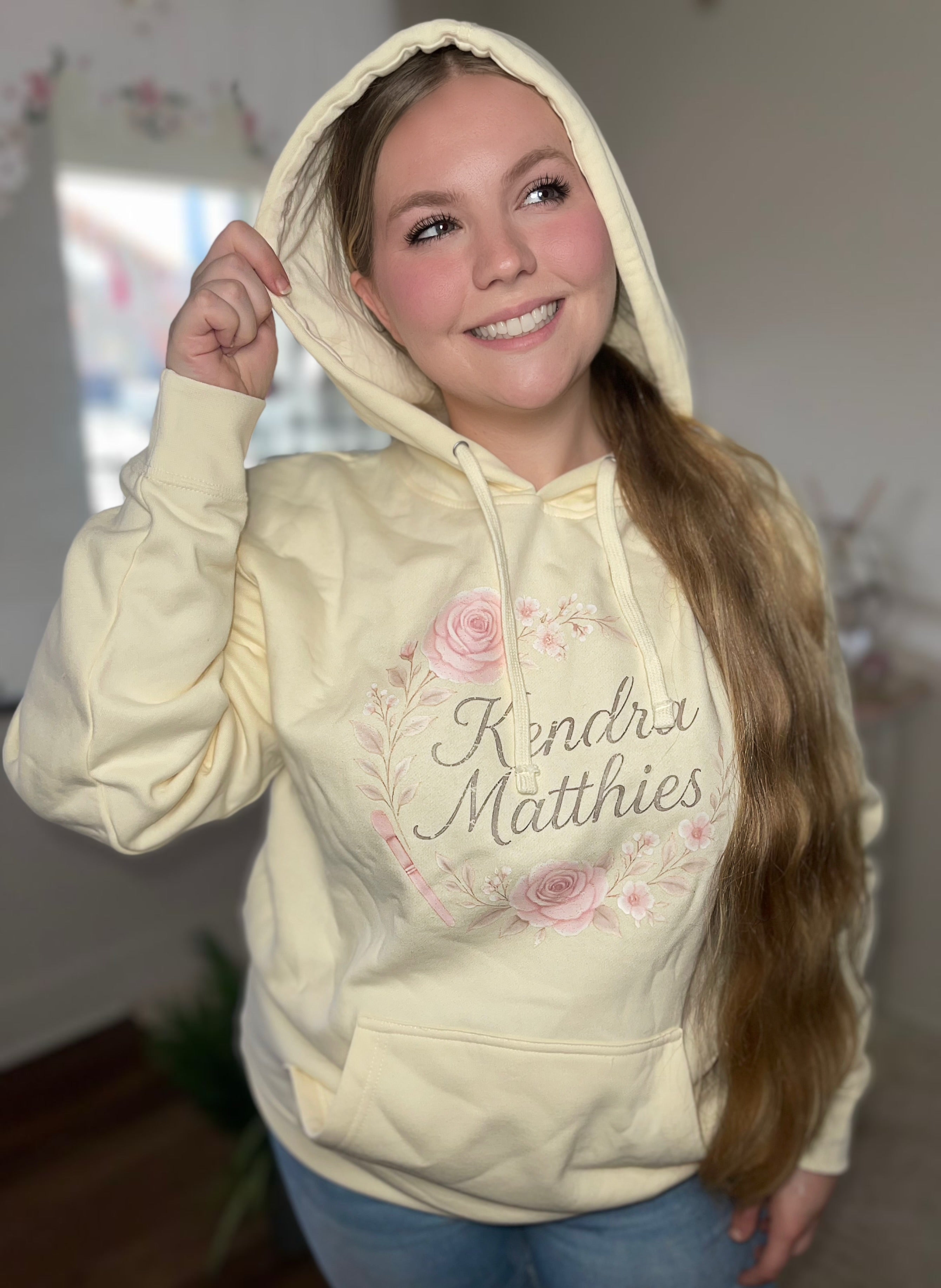 Kendra Matthies Signature Design🌸Hoodie - Made with Heart. Worn with Confidence. The Branded Salon