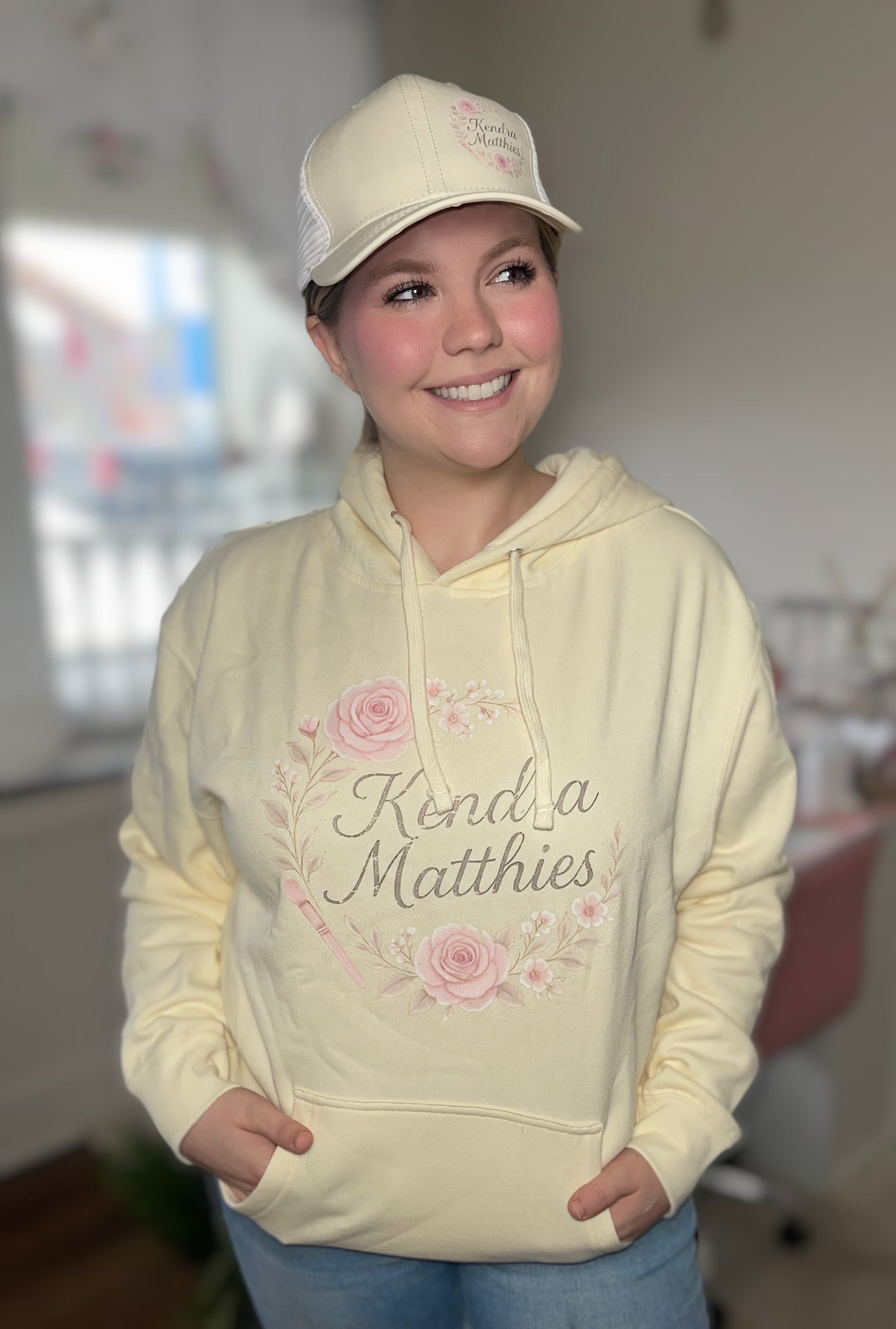 Kendra Matthies Signature Design🌸Hoodie - Made with Heart. Worn with Confidence. The Branded Salon