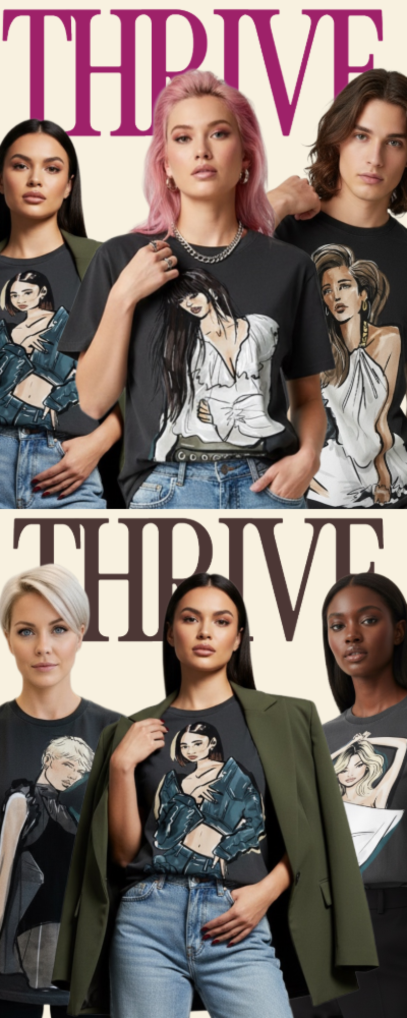 ABS Thrive Artist Collection T-Shirt TAELYR