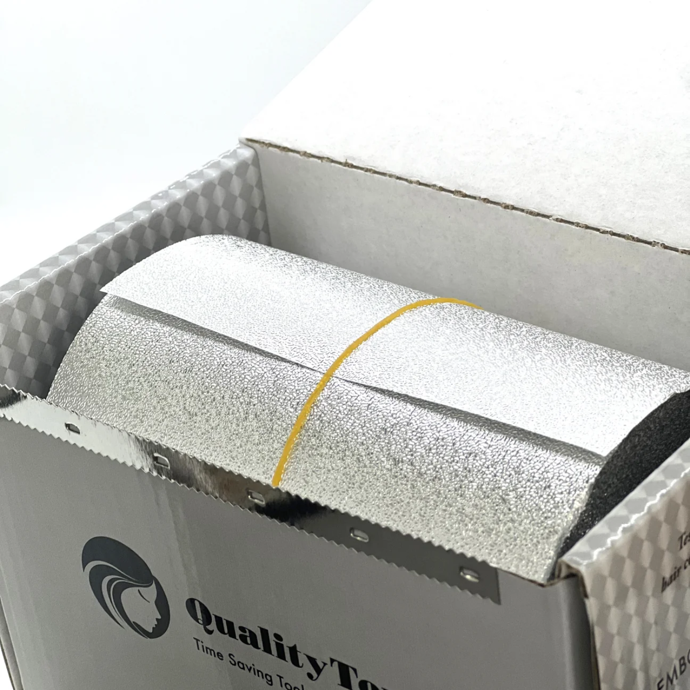 QTouch 5" x 250' Foil Roll - Orange Peel Texture - LIMITED OFFER TAKE ADVANTAGE OF OUR QTOUCH PRE-SALE The Branded Salon