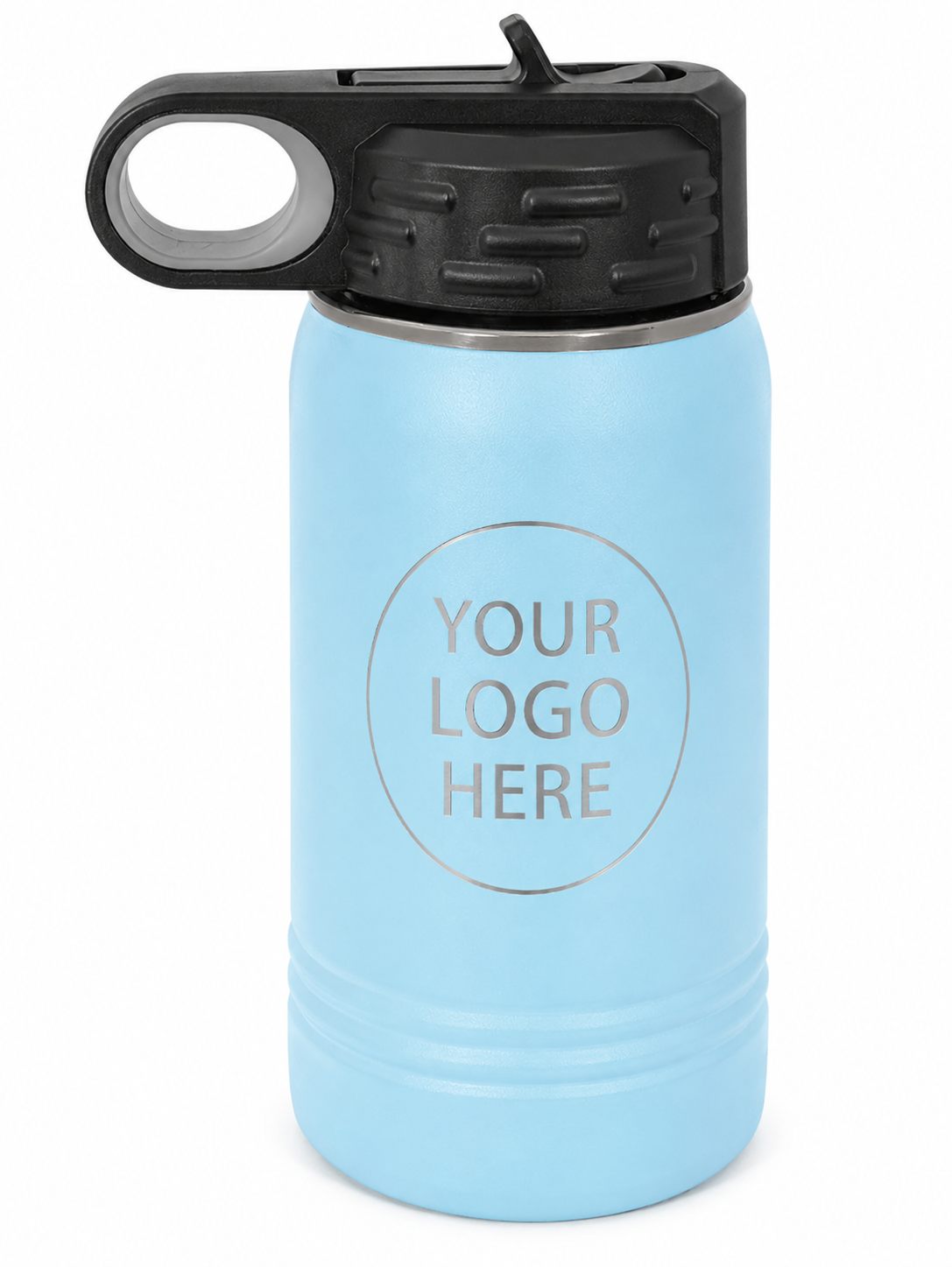 Custom Laser Engraved 12oz Compact Water Bottle by Polar Camel