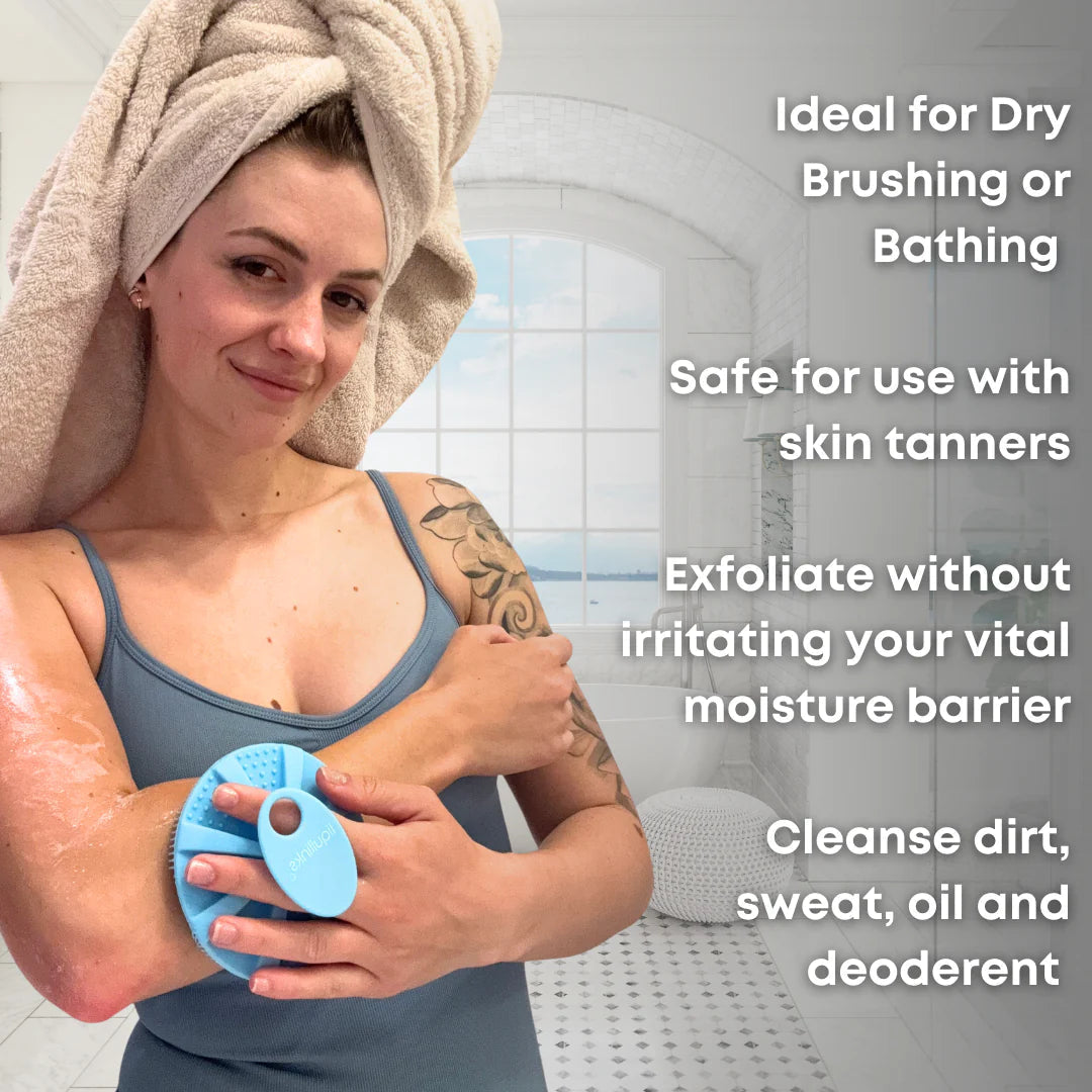 Liquilinks® Silicone Body Buffer | Hygienic Exfoliating Scrubber (Kendra) The Branded Salon