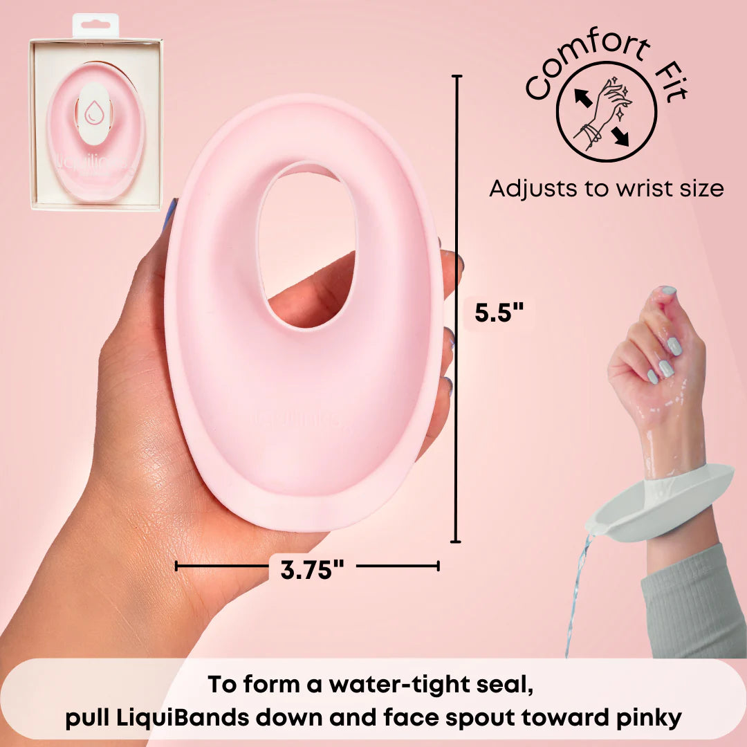 Liquilinks® LiquiBands Silicone Wristbands | Drip-Stopping Skincare Tool (Kendra)