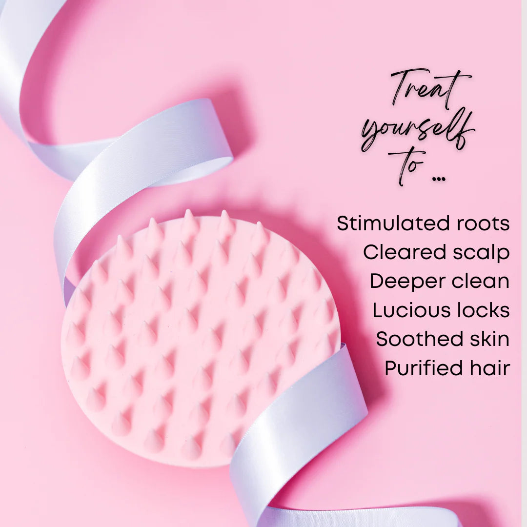 Liquilinks® Silicone Scalp Exfoliator | Deep Cleansing & Massage Brush (Kendra)