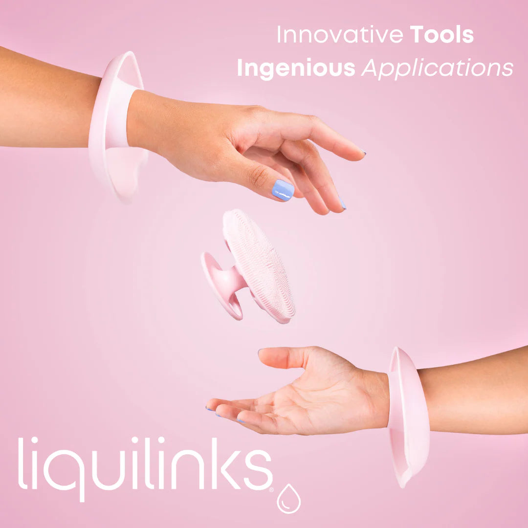 Liquilinks® Silicone Face Buffer | Gentle Exfoliating Facial Cleansing Brush (Kendra)