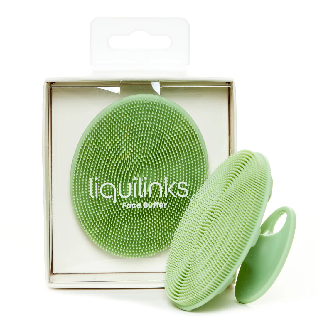 Liquilinks® Silicone Face Buffer | Gentle Exfoliating Facial Cleansing Brush (Kendra)