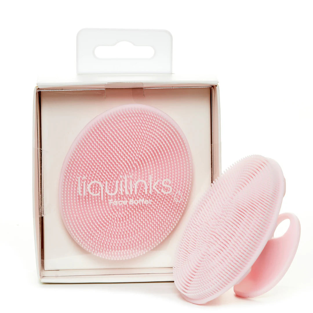 Liquilinks® Silicone Face Buffer | Gentle Exfoliating Facial Cleansing Brush (Kendra)