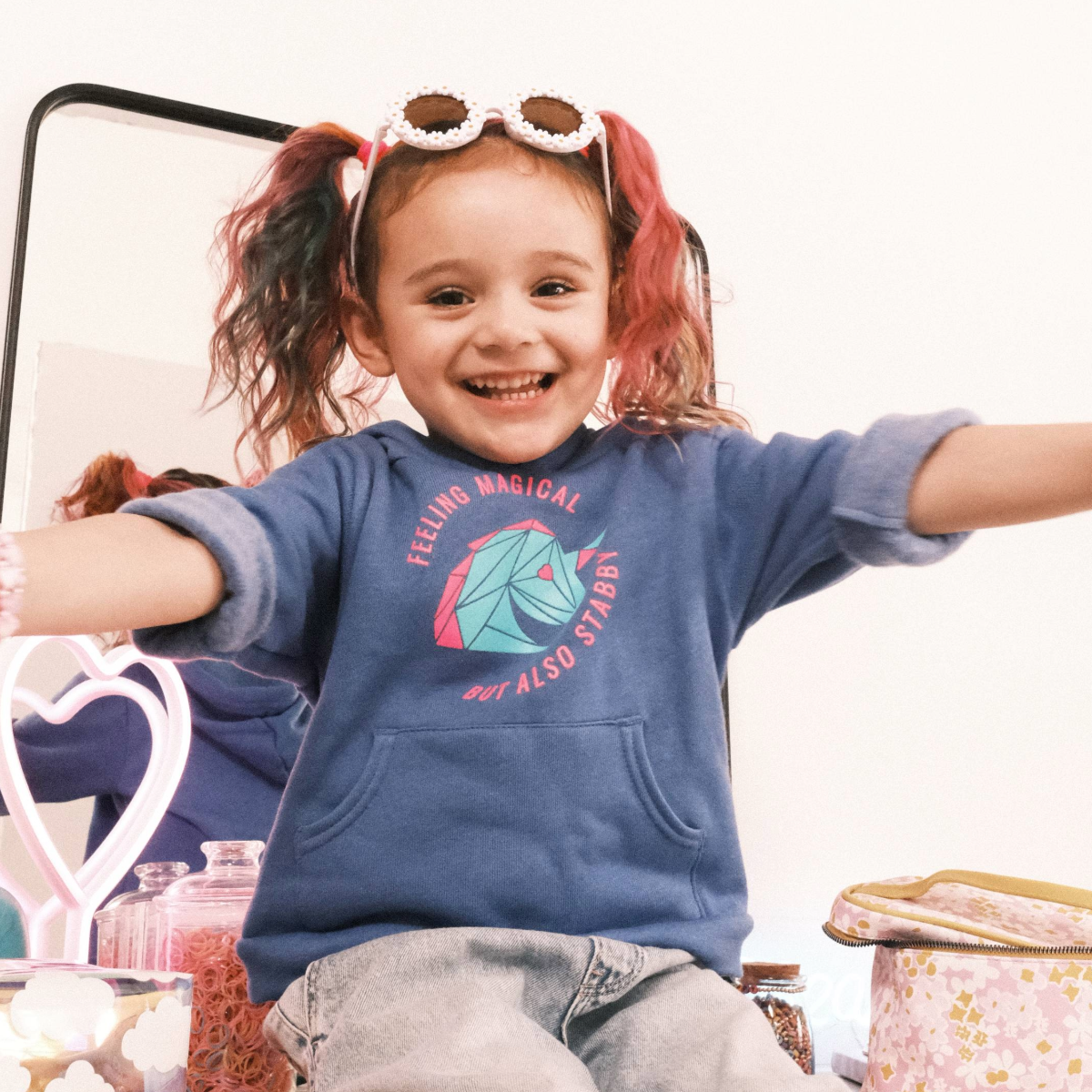 Feeling Stabby Youth & Toddler Hoodie 🦄🧸