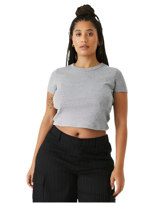 🌸BELLA + CANVAS Ladies' Micro Ribbed Baby Tee Effortless Branding