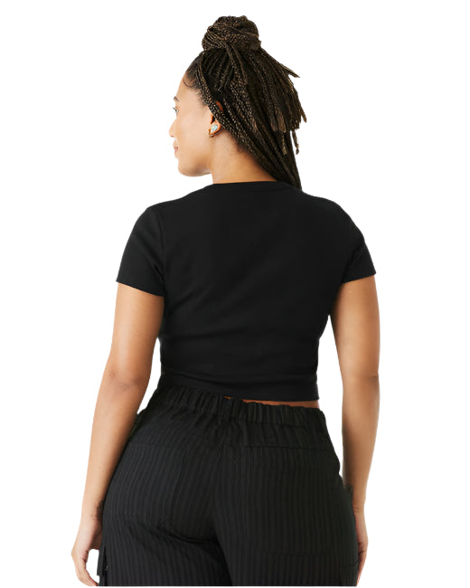 🌸BELLA + CANVAS Ladies' Micro Ribbed Baby Tee Effortless Branding