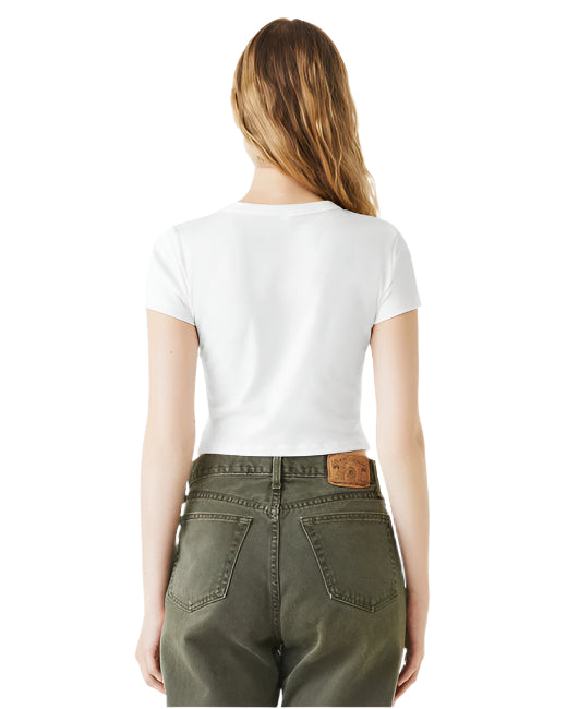 🌸BELLA + CANVAS Ladies' Micro Ribbed Baby Tee Effortless Branding