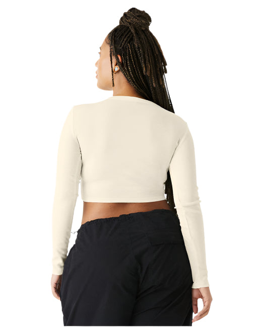 🌸BELLA + CANVAS Ladies' Micro Ribbed Long Sleeve Baby Tee