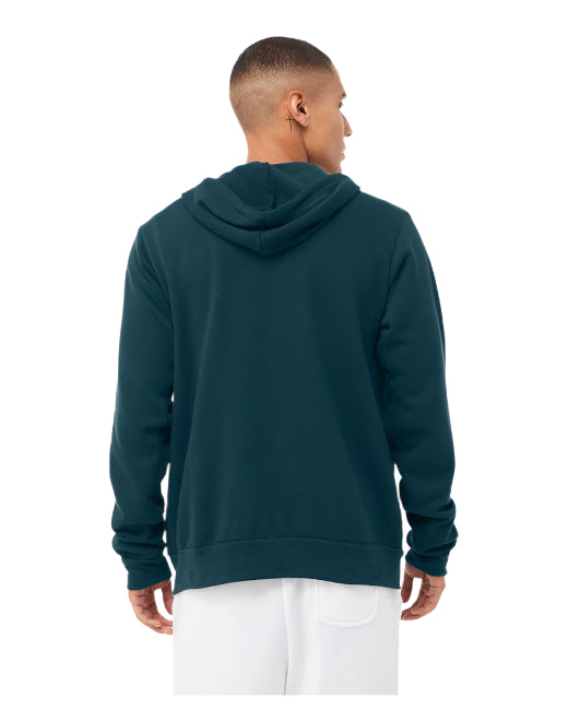 🌸BELLA + CANVAS Unisex Sponge Fleece Full-Zip Hooded Sweatshirt www.ebfakestore.com