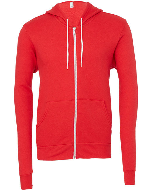 🌸BELLA + CANVAS Unisex Sponge Fleece Full-Zip Hooded Sweatshirt