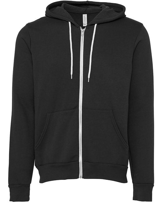 🌸BELLA + CANVAS Unisex Sponge Fleece Full-Zip Hooded Sweatshirt www.ebfakestore.com