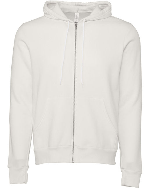 🌸BELLA + CANVAS Unisex Sponge Fleece Full-Zip Hooded Sweatshirt