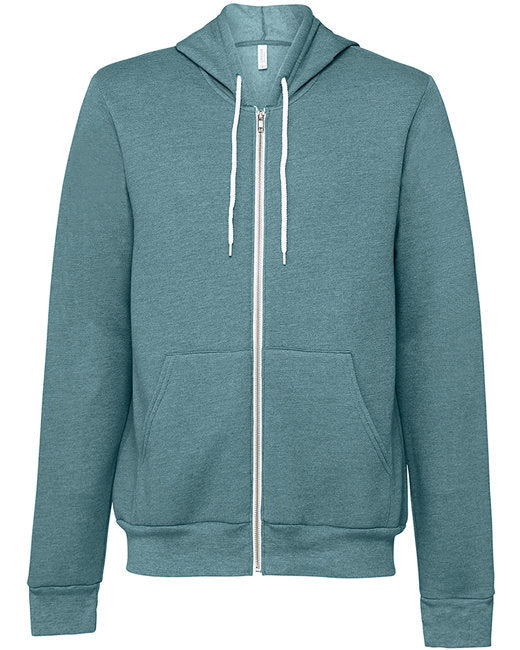 🌸BELLA + CANVAS Unisex Sponge Fleece Full-Zip Hooded Sweatshirt www.ebfakestore.com