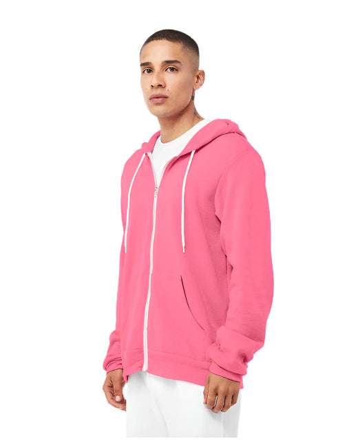 🌸BELLA + CANVAS Unisex Sponge Fleece Full-Zip Hooded Sweatshirt www.ebfakestore.com