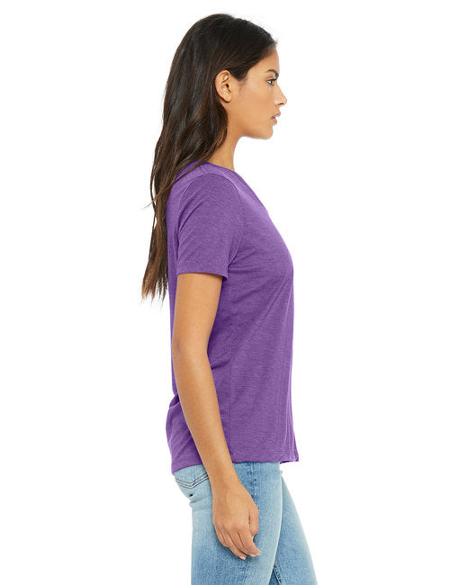 🌸BELLA + CANVAS Ladies' Relaxed Triblend V-Neck T-Shirt