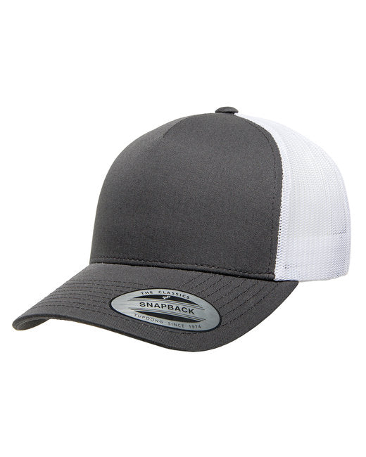 👒Yupoong Adult 5-Panel Retro Trucker Cap www.ebfakestore.com