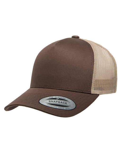 👒Yupoong Adult 5-Panel Retro Trucker Cap www.ebfakestore.com