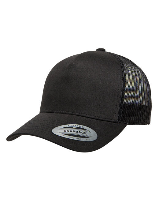 👒Yupoong Adult 5-Panel Retro Trucker Cap www.ebfakestore.com