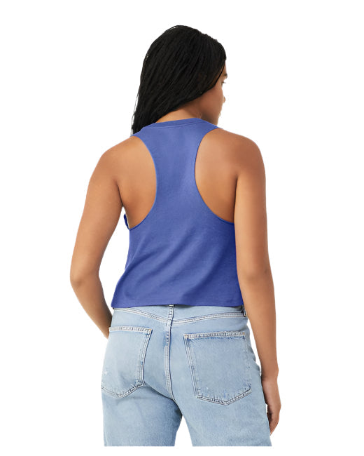 🌸BELLA + CANVAS Ladies' Racerback Cropped Tank www.ebfakestore.com