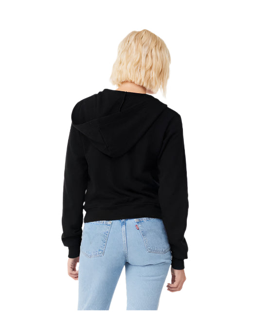 🌸BELLA + CANVAS Ladies' Sponge Fleece Full-Zip Hooded Sweatshirt