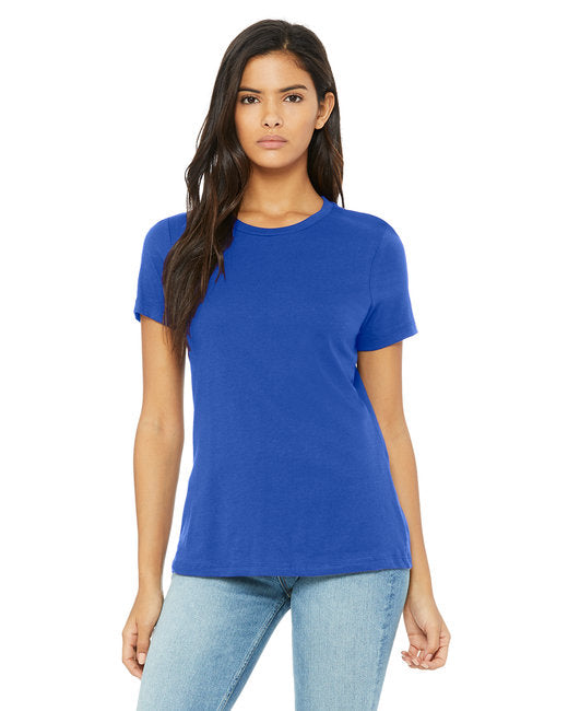 🌸BELLA + CANVAS Ladies' Relaxed Jersey Short-Sleeve T-Shirt The Branded Salon