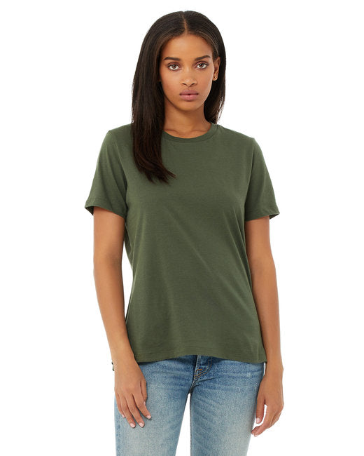 🌸BELLA + CANVAS Ladies' Relaxed Jersey Short-Sleeve T-Shirt The Branded Salon