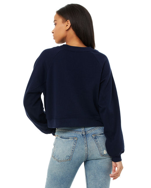 🌸BELLA + CANVAS Ladies' Raglan Pullover Fleece Effortless Branding