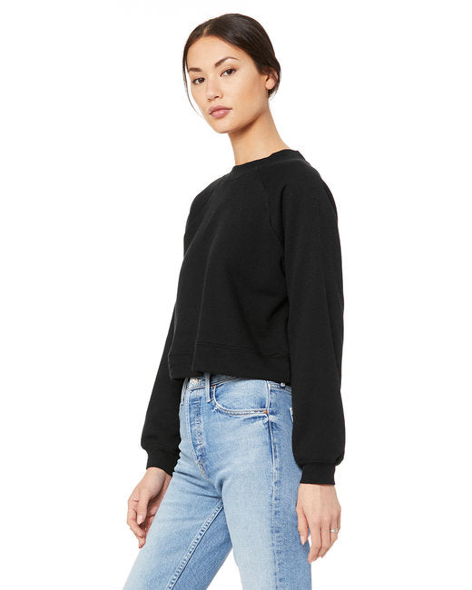 🌸BELLA + CANVAS Ladies' Raglan Pullover Fleece Effortless Branding