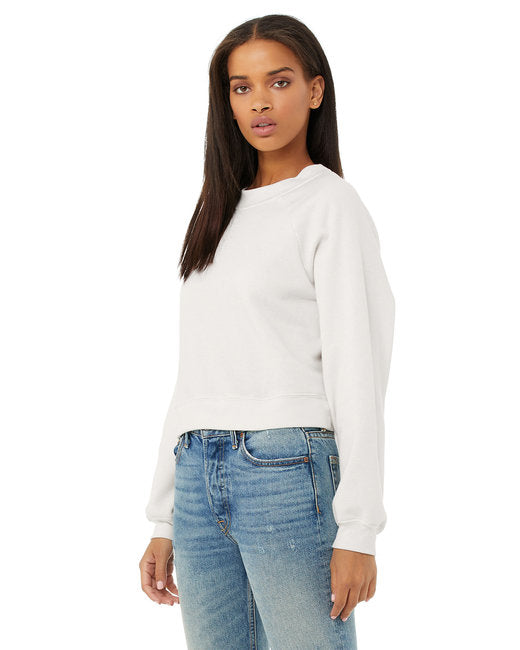 🌸BELLA + CANVAS Ladies' Raglan Pullover Fleece Effortless Branding