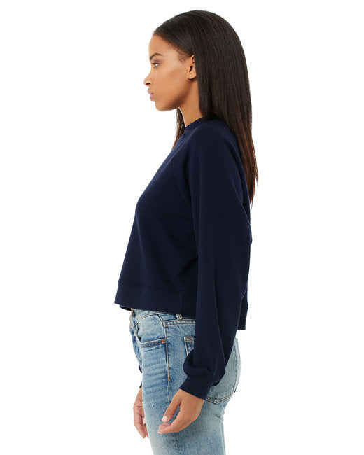 🌸BELLA + CANVAS Ladies' Raglan Pullover Fleece Effortless Branding