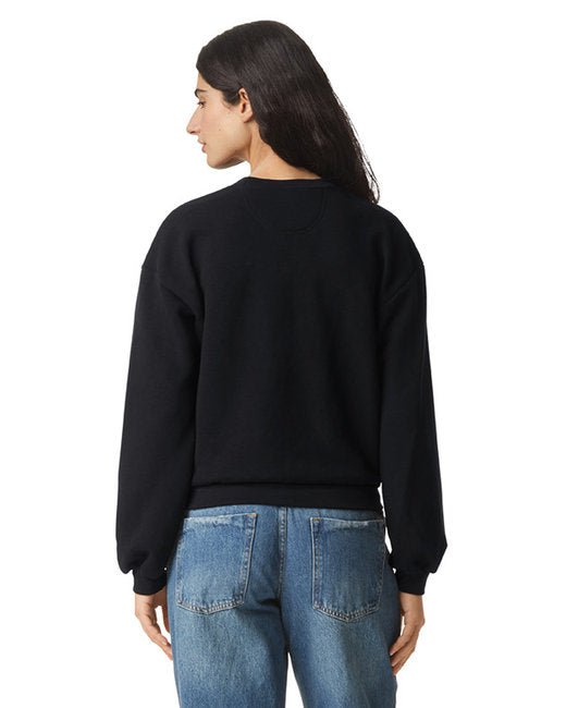 🦅American Apparel Ladies' ReFlex Fleece Crewneck Sweatshirt Effortless Branding