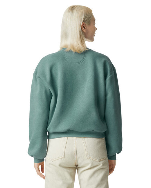 🦅American Apparel Ladies' ReFlex Fleece Crewneck Sweatshirt Effortless Branding