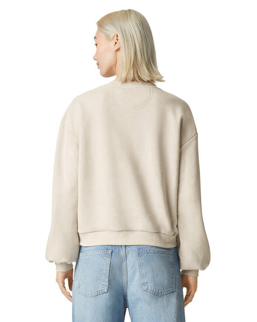 🦅American Apparel Ladies' ReFlex Fleece Crewneck Sweatshirt Effortless Branding