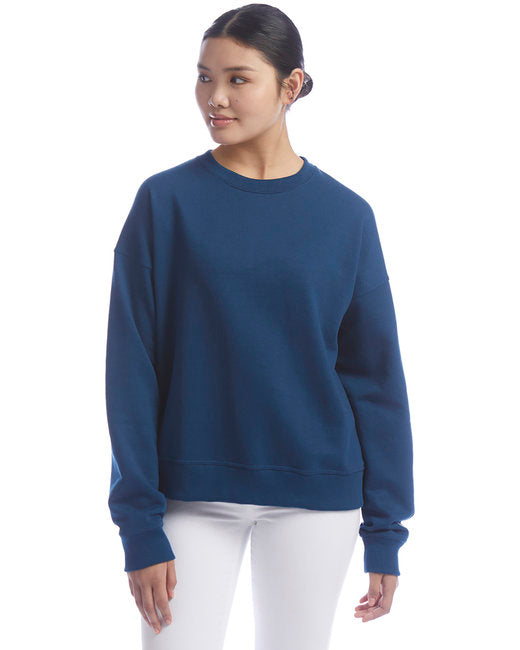 šChampion Ladies' PowerBlend Sweatshirt Effortless Branding